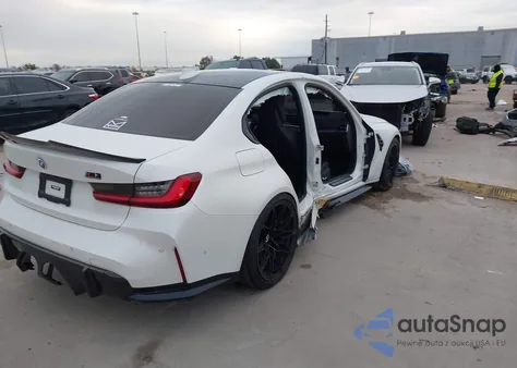 2022 BMW M3 Competition xDrive z USA, uszkodzony, nr VIN WBS43AY05NFN03636